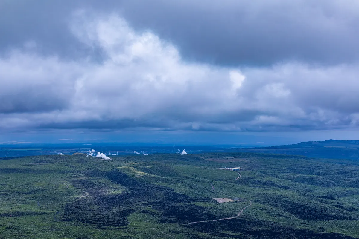 Escarpments landscapes at the Menengai Crater View Point Nakuru City County Kenya Menengai Crater View Point Tourist attraction in Kenya is a massive shield volcano with one of the biggest calderas in