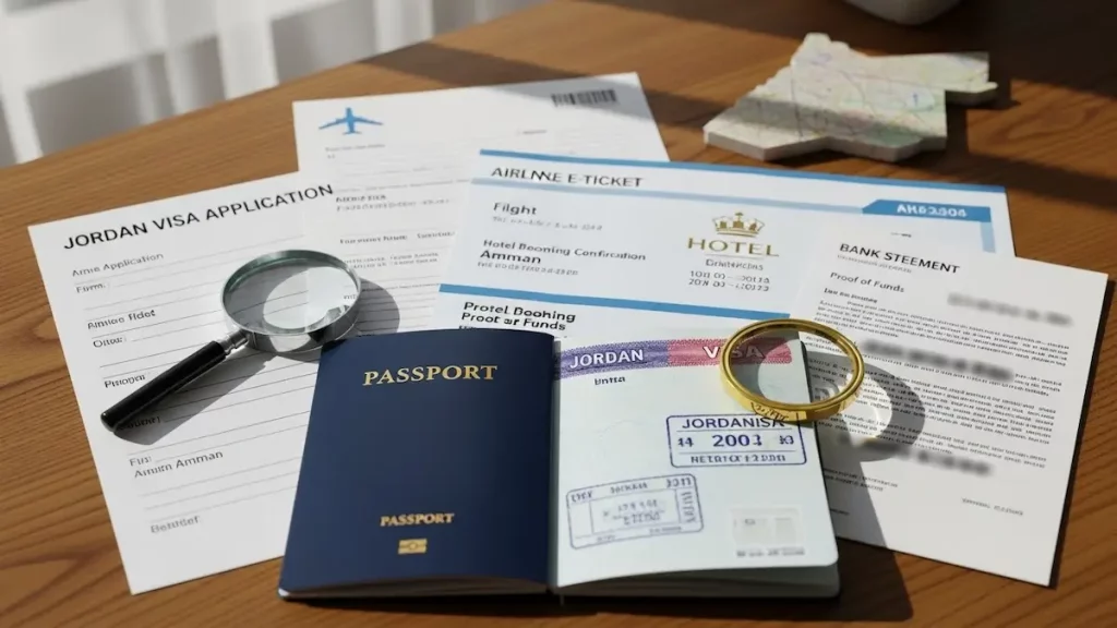 Documents Required for Visa Requirements for Jordan