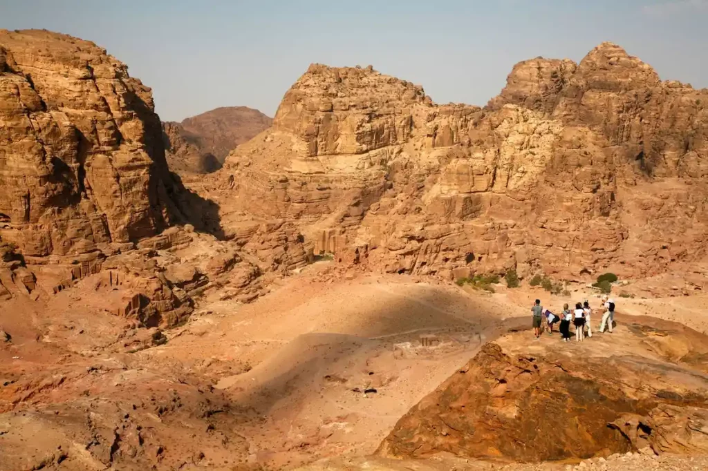 View from the High Place of Sacrifice, Petra, Jordan. 