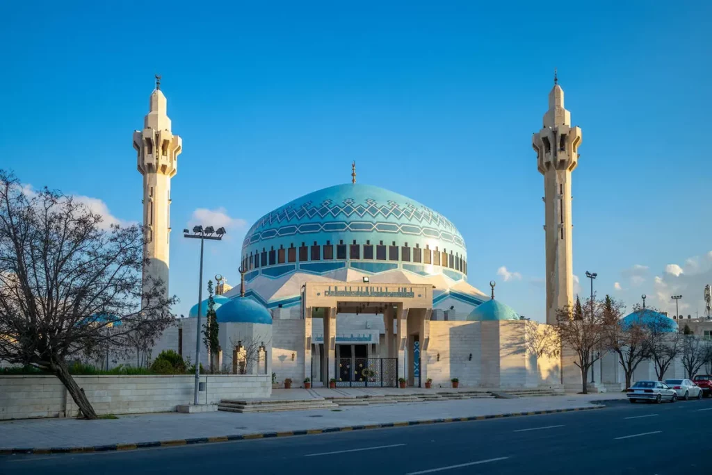 King Abdullah I Mosque in amman, jordan 