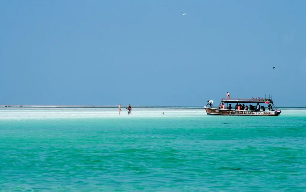 luxury trip on snorkeling in old boat Kenya, Mombasa