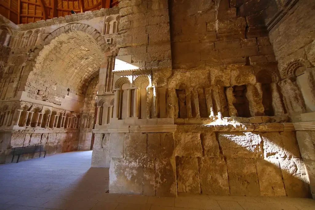 Umayyad Palace interior in the Amman Citadel, Jabal Al-Qala, Amman, Jordan