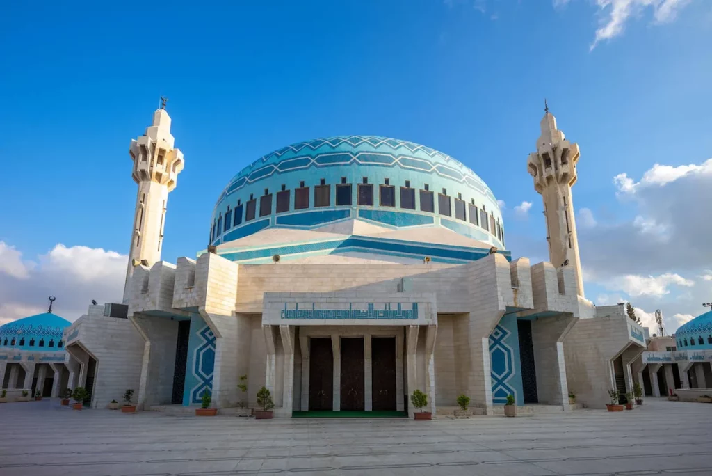 King Abdullah I Mosque in amman, jordan
