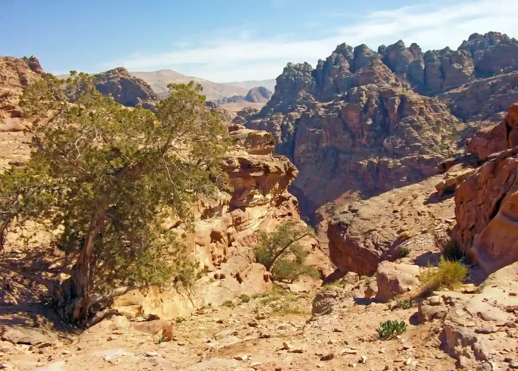 Mountains near Jabal ad-Deir, Petra, Jordan