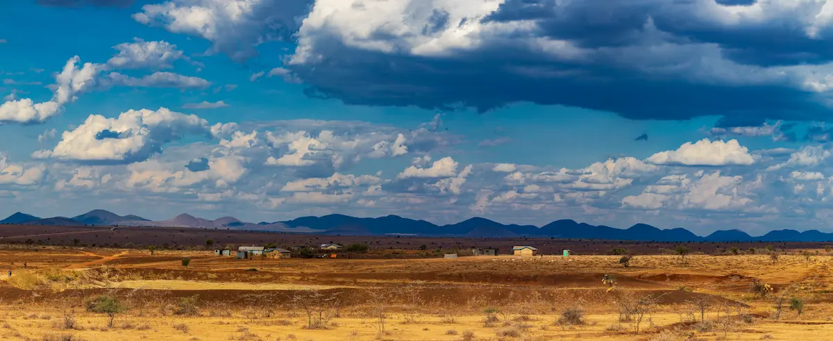 Sky view in Amboseli