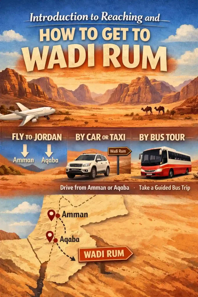 Introduction to Reaching and How to Get to Wadi Rum