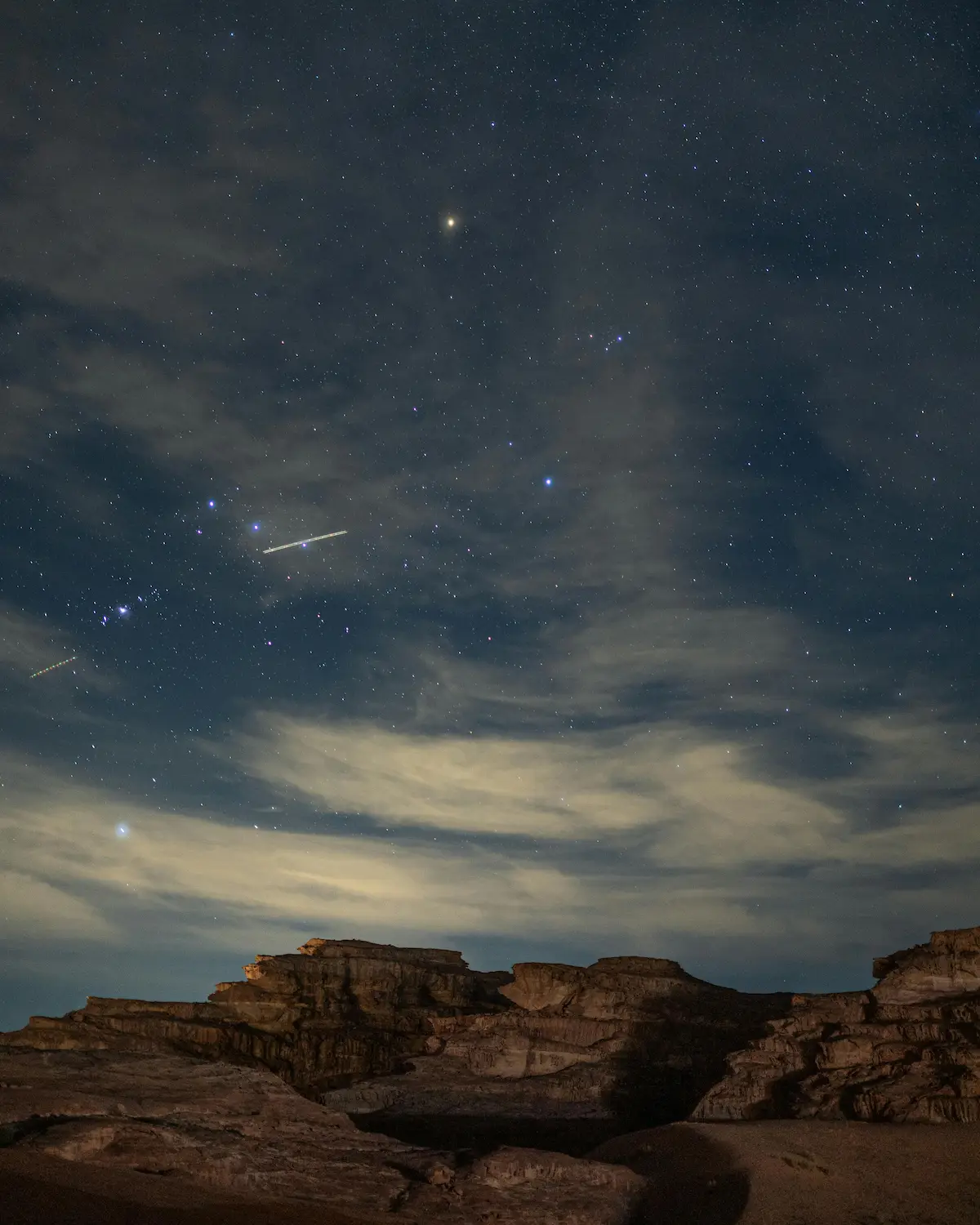 Stargazing in Wadi Rum