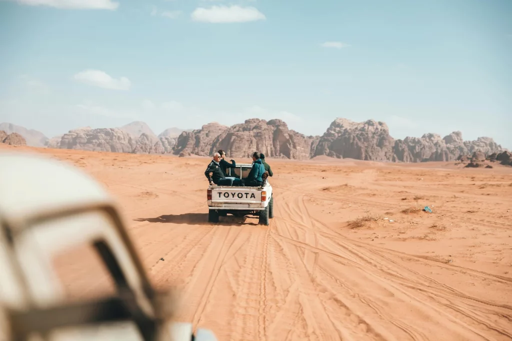 Photo of People Riding on Pickup Truck