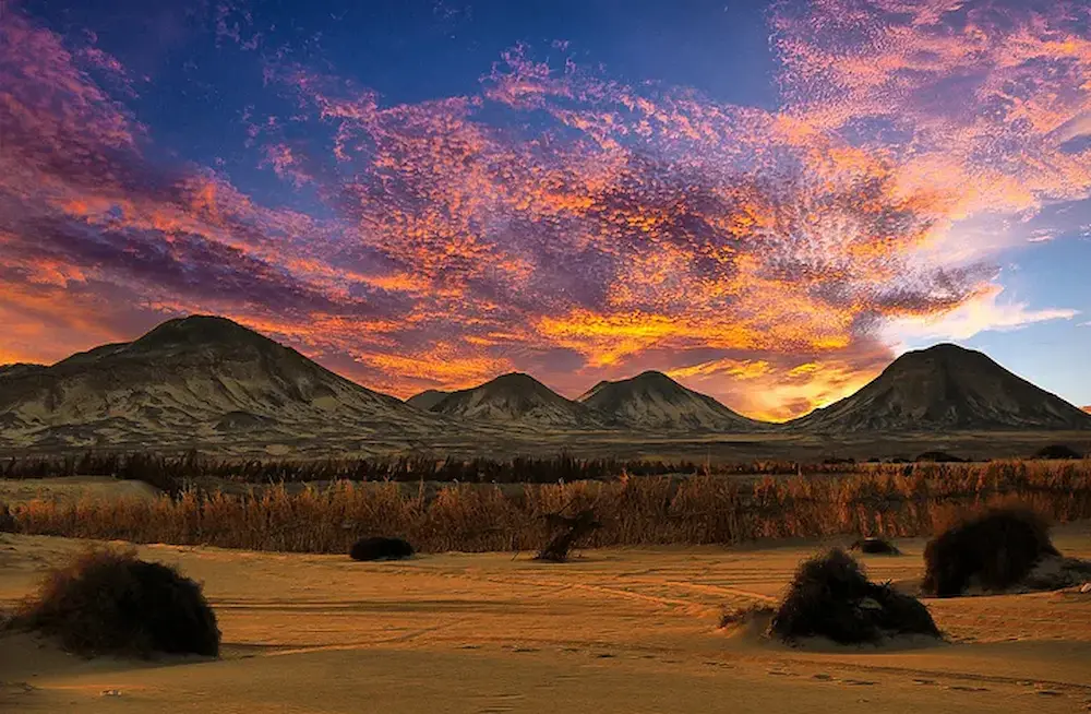 The Black Desert in Bahariya Oasis, Egypt