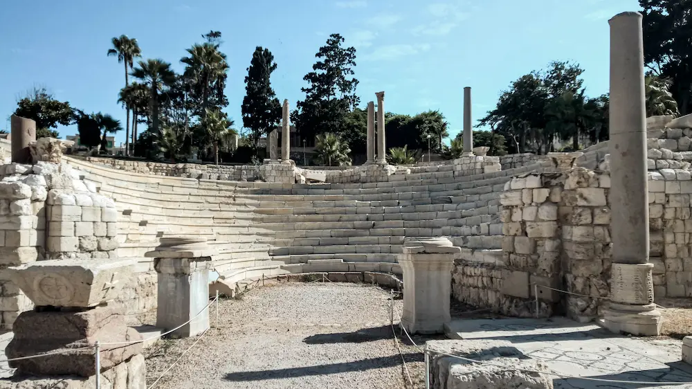 The Roman Theatre, Kom El Dikka area.