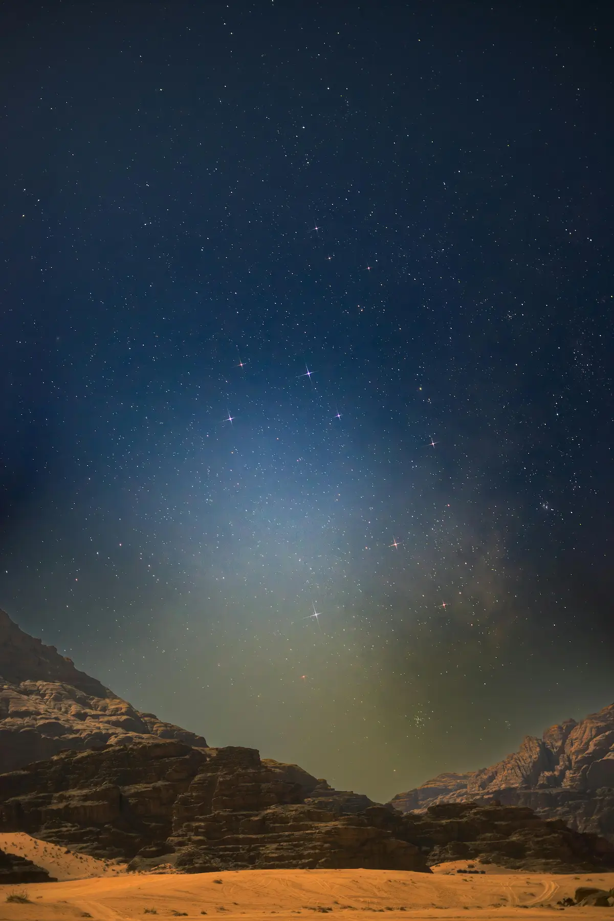 Starry Sky over Desert