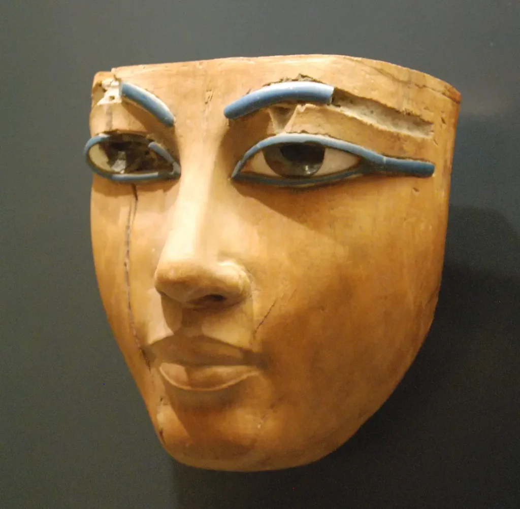 Ancient Egyptian wooden mask