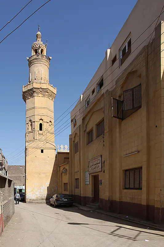 Minaret of the Mosque of Prince Muhammad in Akhmim, Egypt
