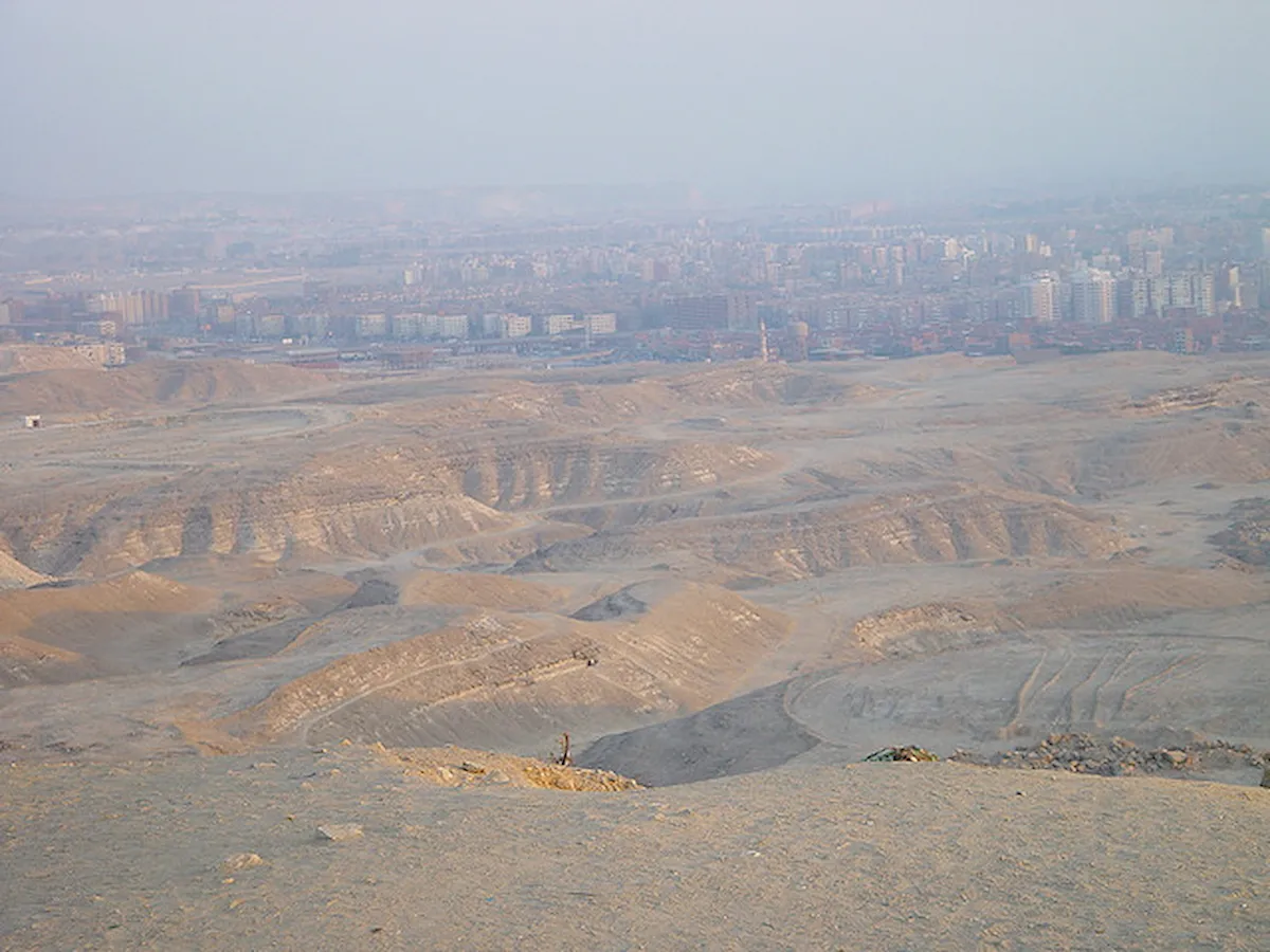 A view of Cairo from Al Mokattam Mountain