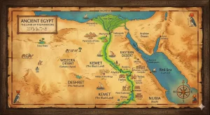 Ancient Egypt Map: 5,000 Years of Borders, Cities, and Empire