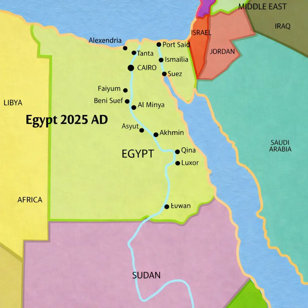 Egypt Map Today
