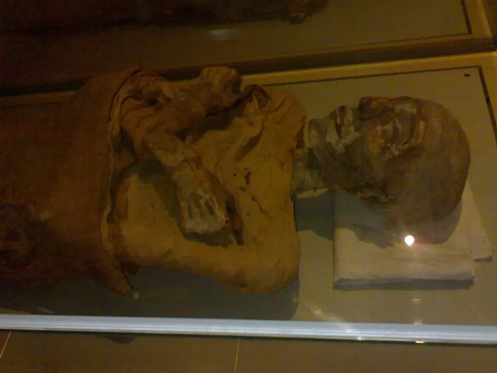 The mummy of Merenptah