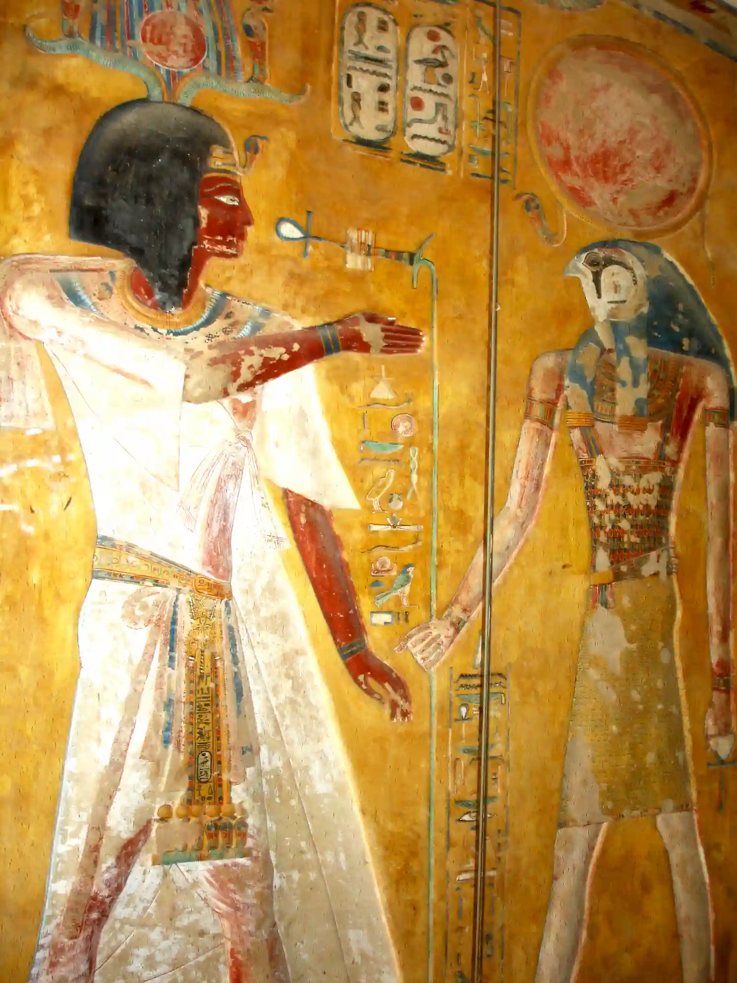 Wall paintings in Siptah's tomb, Valley of Kings