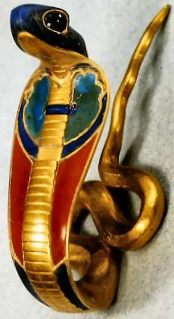 golden uraeus cobra-ancient egypt