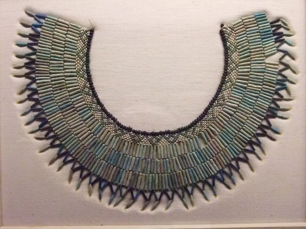 Ancient Egypt Gold Necklace Wesekh