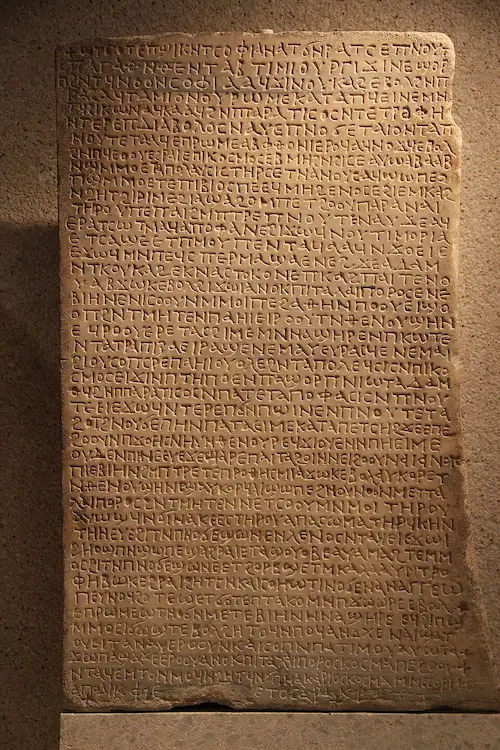 Ancient Egypt Greek Writing