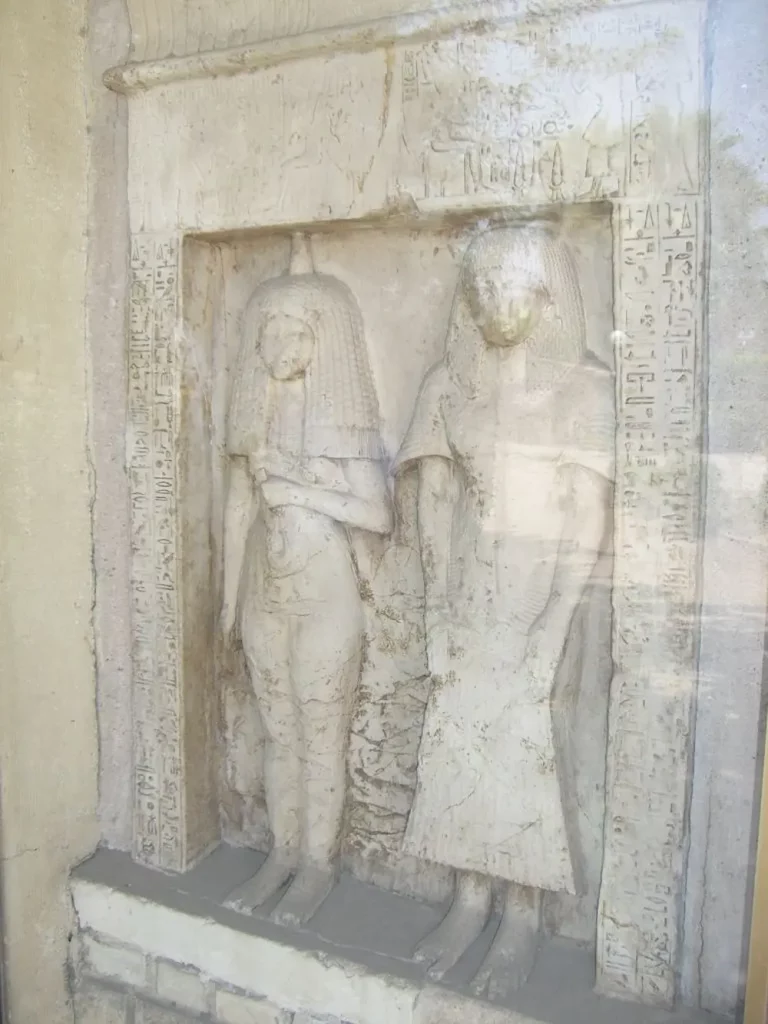 Funerary stela found at Heliopolis – 18th Egyptian Dynasty