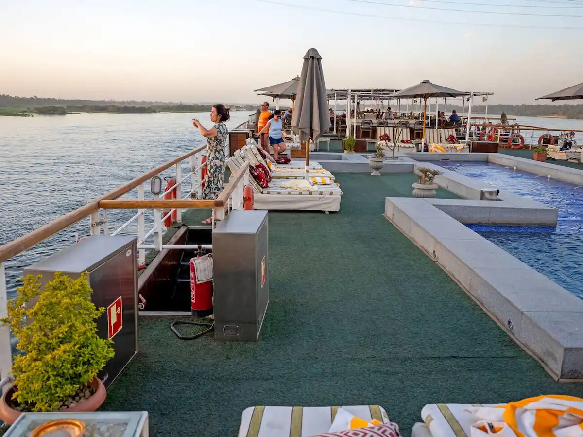 Cruise boat on the Nile